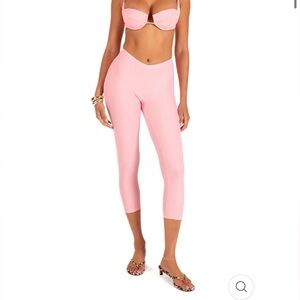 NWT Melissa Simone LYNN CAPRIS SWIM PANT in Pink Size XS